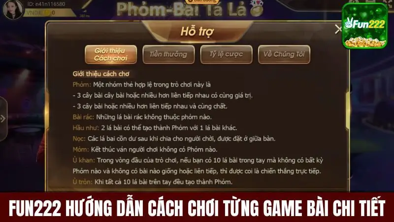 Cách chơi bài cho người mới bắt đầu chi tiết