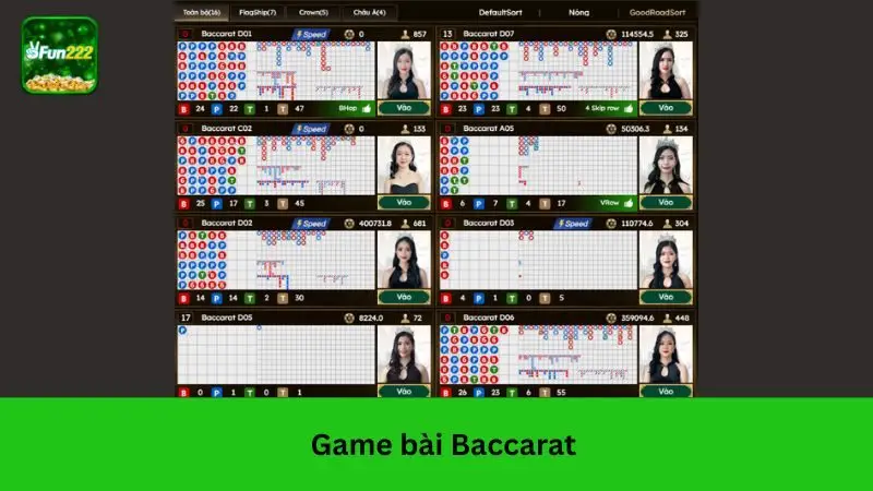 Thủ thuật chơi bài Baccarat