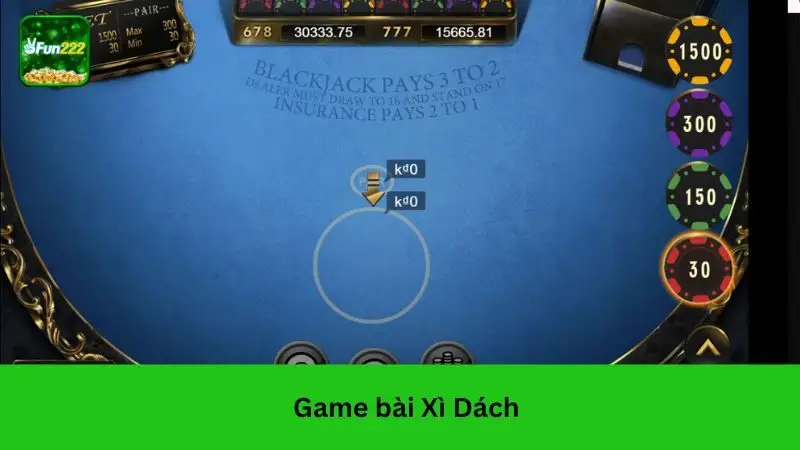 Thủ thuật chơi bài xì dách