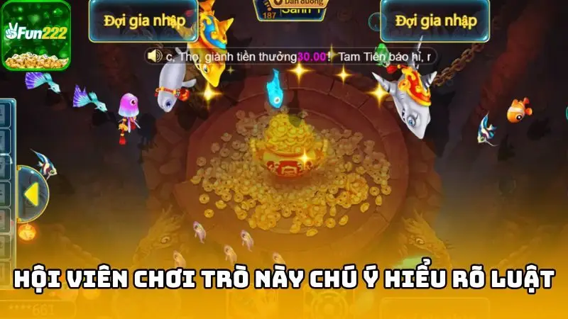Hội viên chơi trò này cần chú ý hiểu rõ luật của bộ môn này