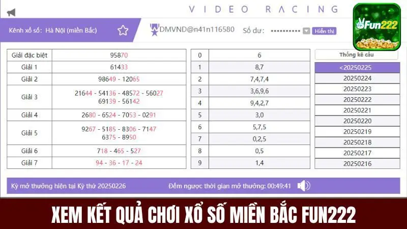 Xem kết quả xsmb tại Fun222 nhanh nhất