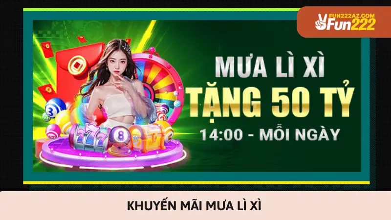 Khuyến mãi mưa lì xì