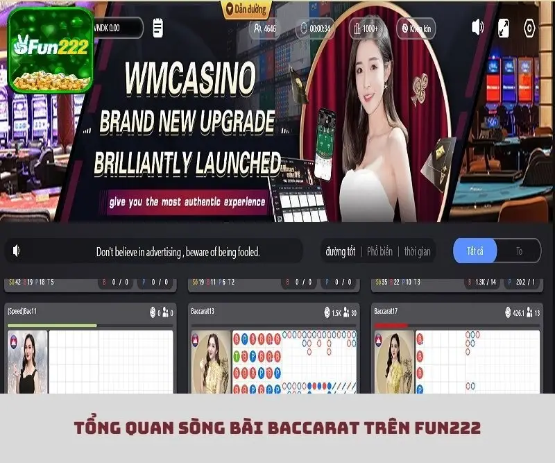 Sòng bài Baccarat - Điểm chơi ấn tượng hàng đầu trên nền tảng Fun222