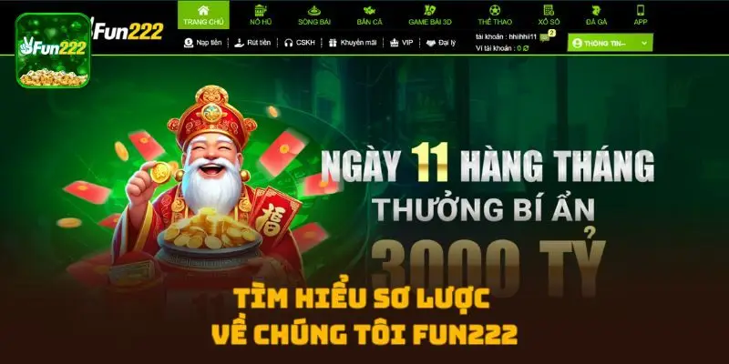 Tìm hiểu sơ lược về chúng tôi FUN222