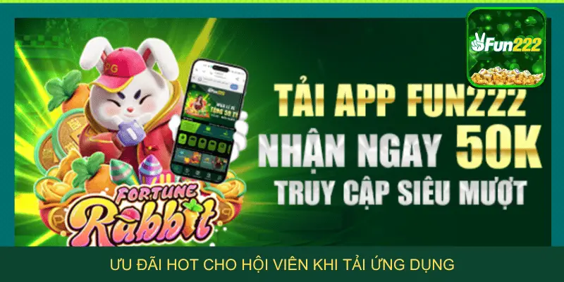 Ưu đãi hot cho hội viên khi tải ứng dụng
